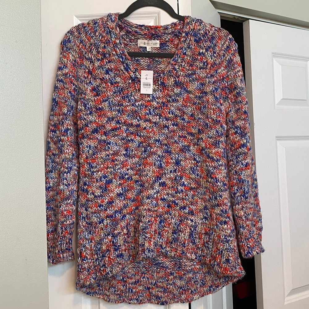Lou and Grey Marled V-Neck Sweater